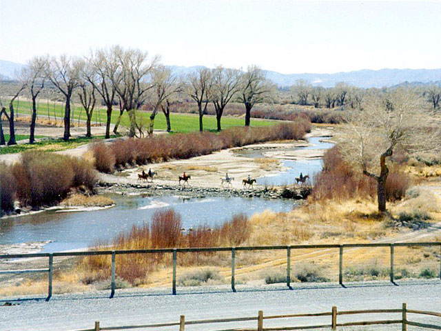 Culvert and land bridge.