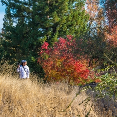 Avid nature photographer Wayne Fink rendezvous with the group.