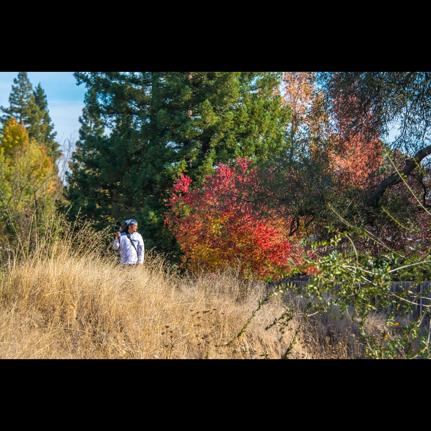 Avid nature photographer Wayne Fink rendezvous with the group.