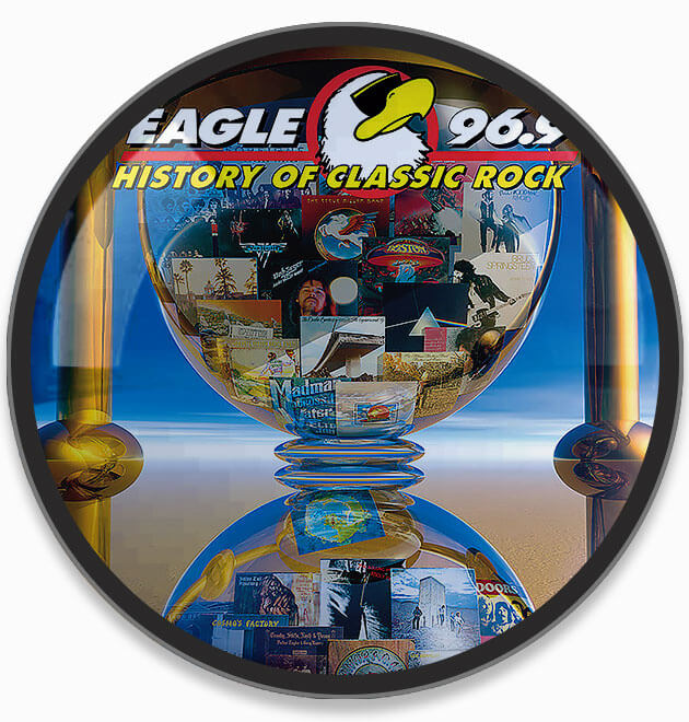 KSEG the Eagle History of Classic Rock Poster