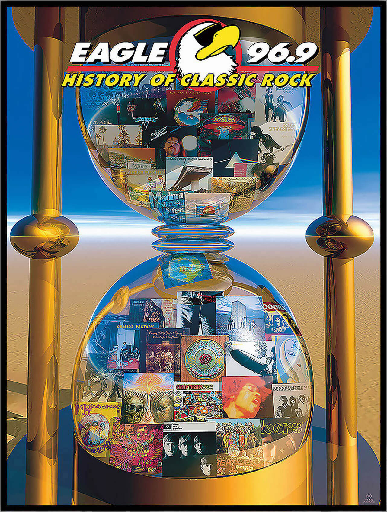 Eagle History of Classic Rock Poster