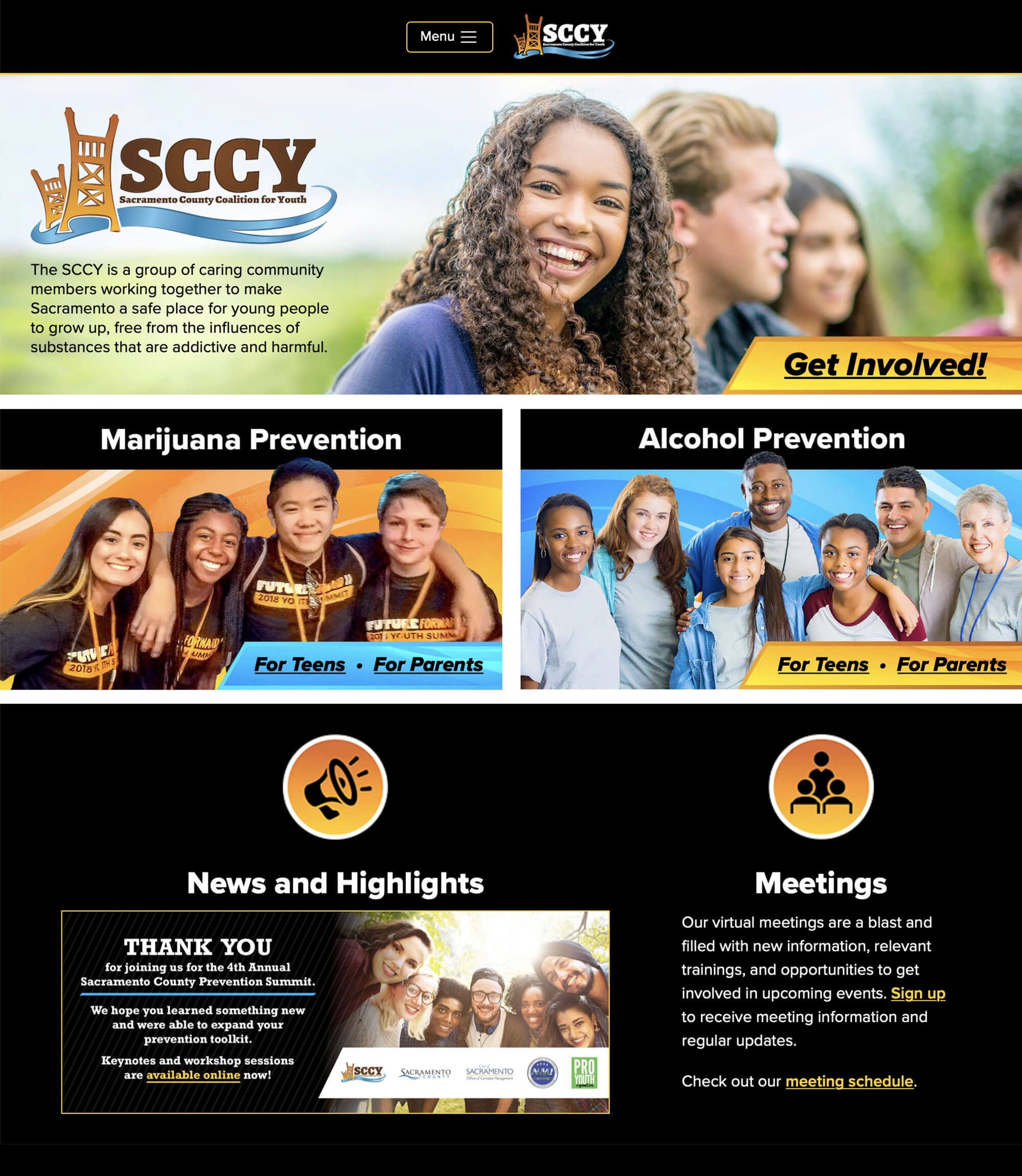 Sacramento CCY Website